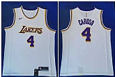 Lakers 4 Alex Caruso White Nike Swingman Jersey,baseball caps,new era cap wholesale,wholesale hats